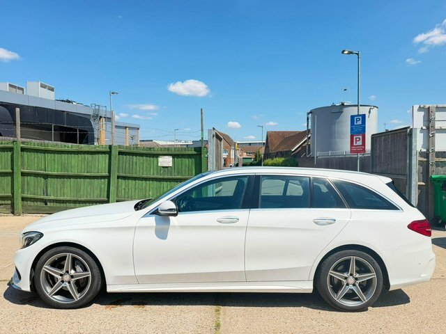Mercedes-Benz C Class 2.0 C200 Amg Line Premium 7G-tronic Euro 6 S S White #5