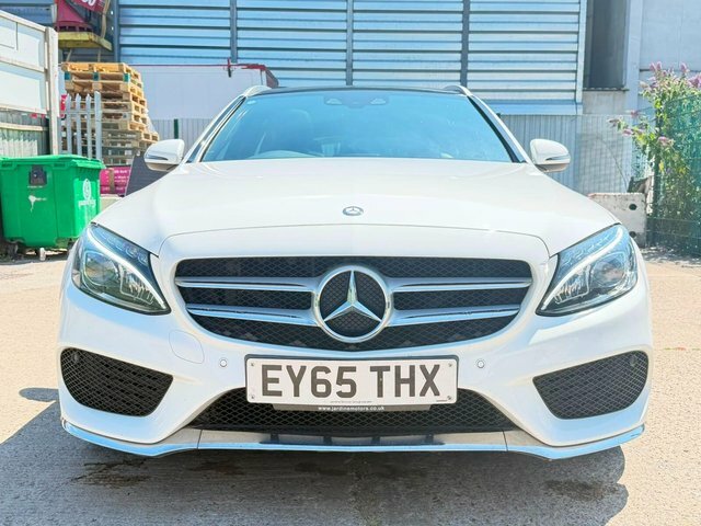 Mercedes-Benz C Class 2.0 C200 Amg Line Premium 7G-tronic Euro 6 S S White #2