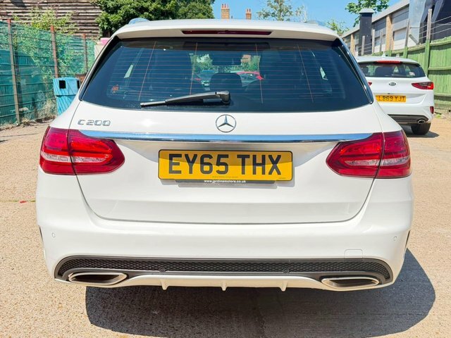 Mercedes-Benz C Class 2.0 C200 Amg Line Premium 7G-tronic Euro 6 S S White #6