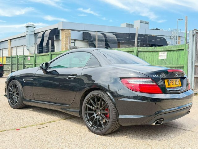 Mercedes-Benz SLK 1.8 Slk200 Blueefficiency Amg Sport Edition 125 G- Black #5