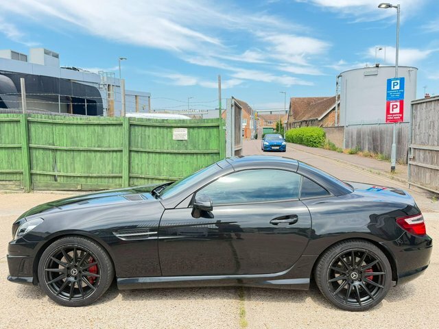 Mercedes-Benz SLK 1.8 Slk200 Blueefficiency Amg Sport Edition 125 G- Black #6