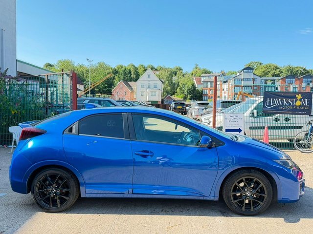 Honda Civic 1.8 I-vtec Sport Navi Euro 6 S S Blue #2