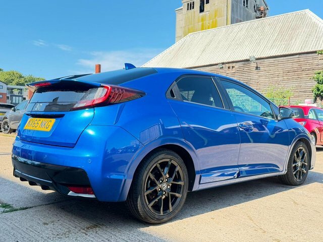 Honda Civic 1.8 I-vtec Sport Navi Euro 6 S S Blue #3