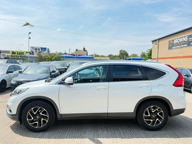 Honda Cr-V 1.6 I-dtec Se Plus Navi Euro 6 S S White #6