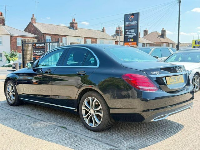 Mercedes-Benz C Class 1.6 C200d Sport G-tronic Euro 6 S S Black #4
