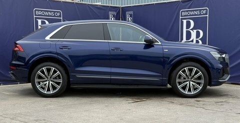 Audi Q8 3.0 Tfsi V6 RE70XTY Blue #3