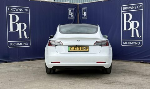 Tesla Model 3 Saloon 4dr Electric GJ23UNF White #5