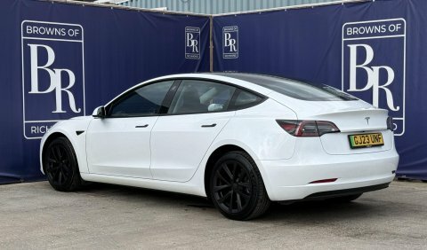 Tesla Model 3 Saloon 4dr Electric GJ23UNF White #6