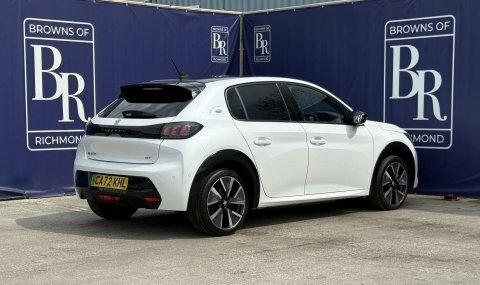 Peugeot e-208 50Kwh Gt Hatchback White #4