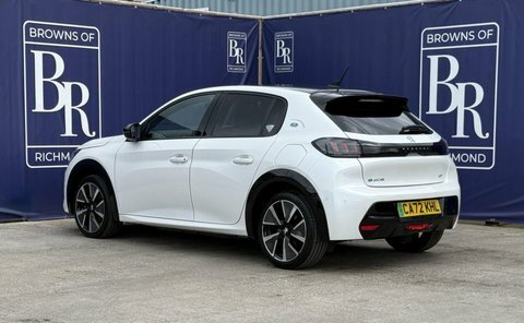 Peugeot e-208 50Kwh Gt Hatchback White #6