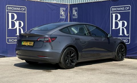 Tesla Model 3 Saloon 4dr Electric YJ72ANS Grey #4