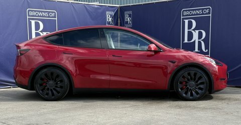 Tesla Model Y Dual Motor Performance Red #3