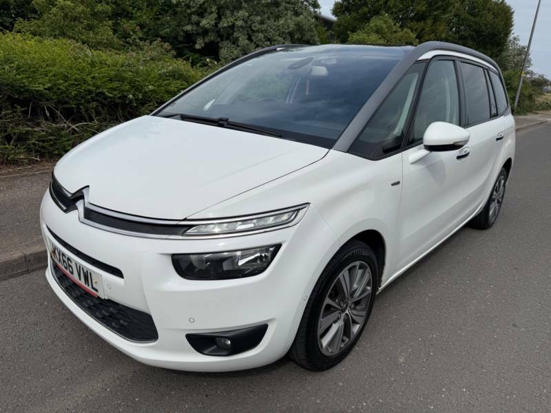Citroen Grand C4 Picasso 1.6 Bluehdi Exclusive White #3