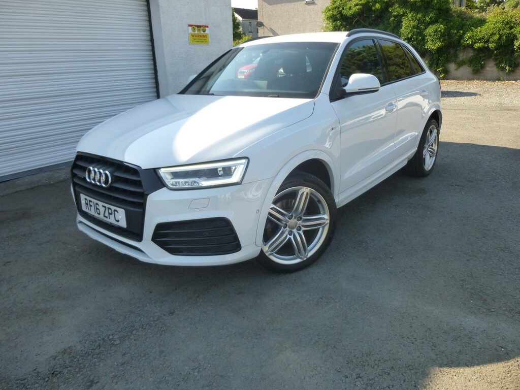 Audi Q3 2.0 Tdi 150 Bhp Quattro S Line Plus S Tronic Euro6 RF16ZPC White