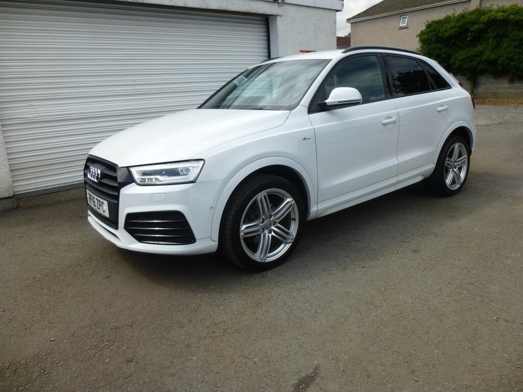 Audi Q3 2.0 Tdi 150 Bhp Quattro S Line Plus S Tronic Euro6 White