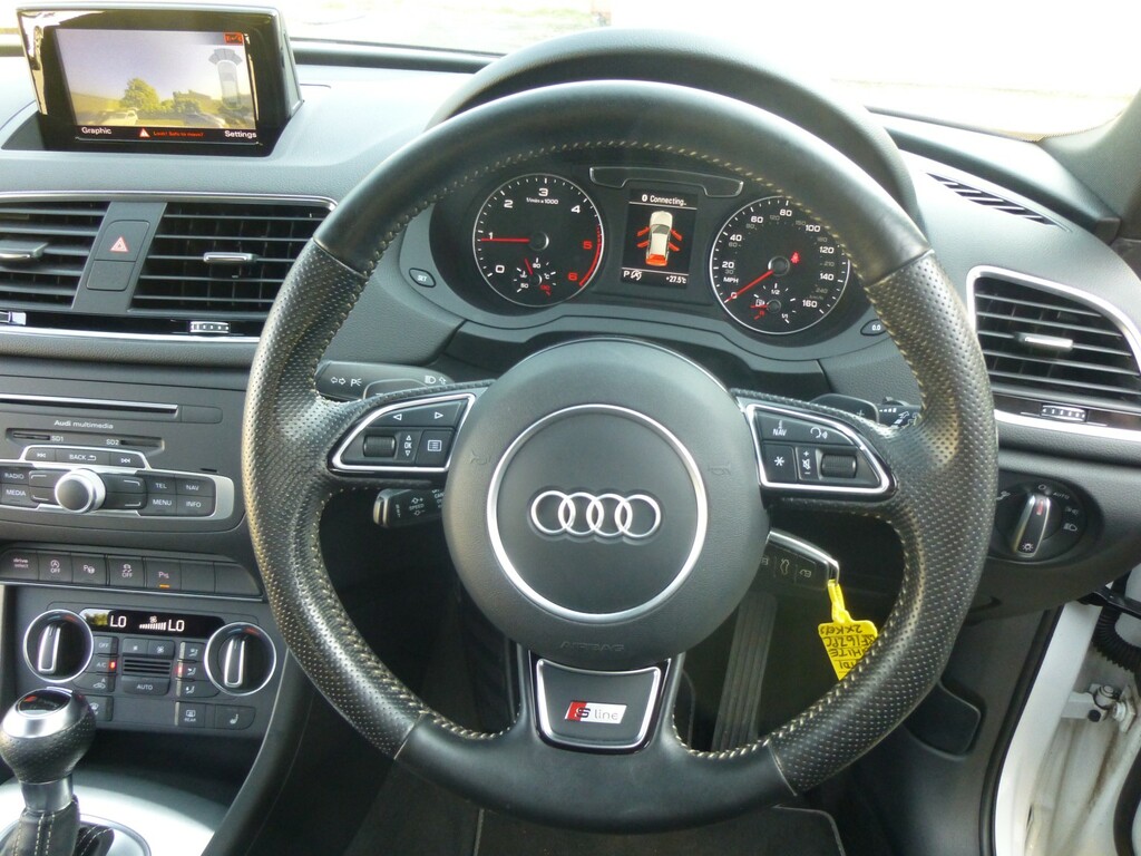 Audi Q3 2.0 Tdi 150 Bhp Quattro S Line Plus S Tronic Euro6 RF16ZPC White #6