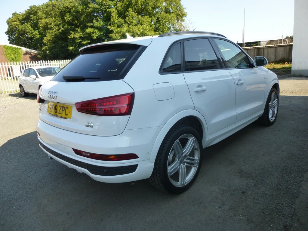 Audi Q3 2.0 Tdi 150 Bhp Quattro S Line Plus S Tronic Euro6 RF16ZPC White #4