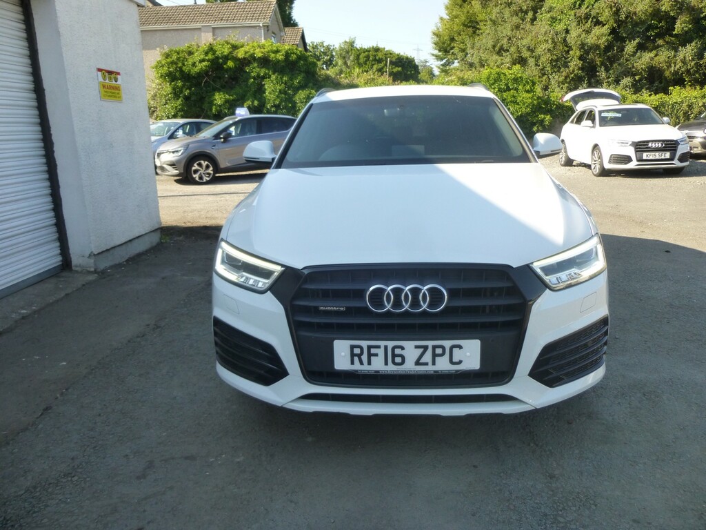 Audi Q3 2.0 Tdi 150 Bhp Quattro S Line Plus S Tronic Euro6 RF16ZPC White #2