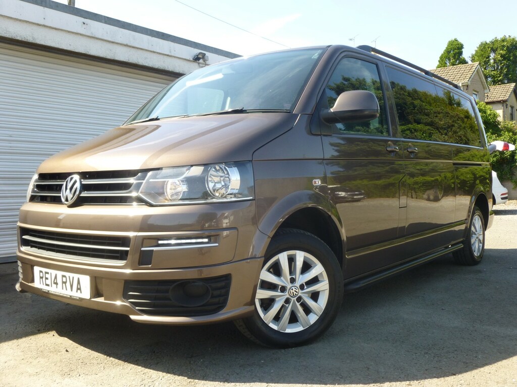 Volkswagen Transporter Shuttle 2.0 Tdi 140 Bhp Se 9 Str Lwb Dsg No Vat Brown