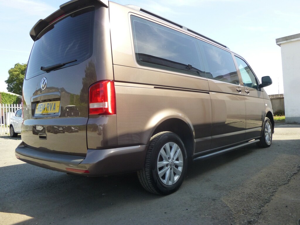 Volkswagen Transporter Shuttle 2.0 Tdi 140 Bhp Se 9 Str Lwb Dsg No Vat Brown #5