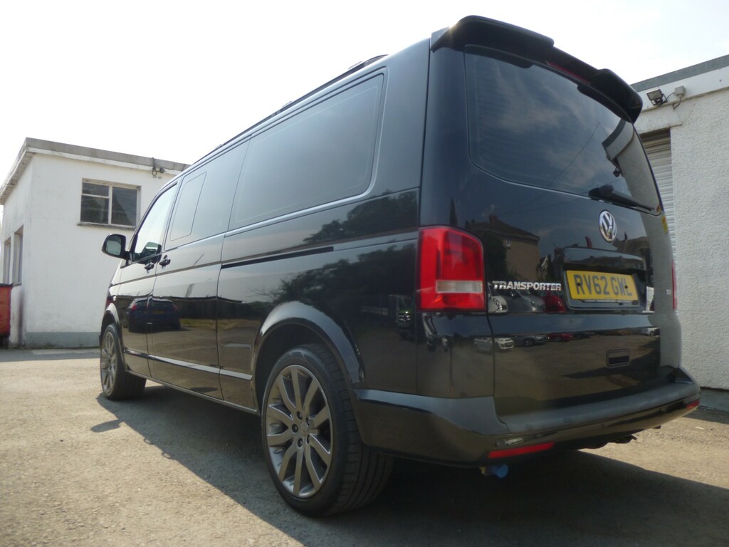 Volkswagen Transporter Shuttle 2.0 Tdi 140 Bhp Se 6 Strcamper Van Conversion Lwb Black #4
