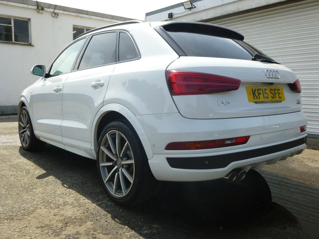 Audi Q3 2.0 Tdi 181 Bhp S Line S-tronicpan Roof Euro6 Ul White #4