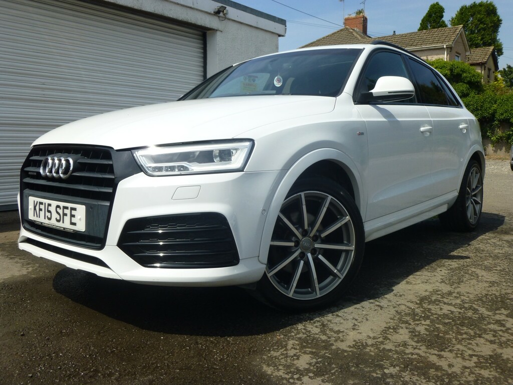 Audi Q3 2.0 Tdi 181 Bhp S Line S-tronicpan Roof Euro6 Ul White