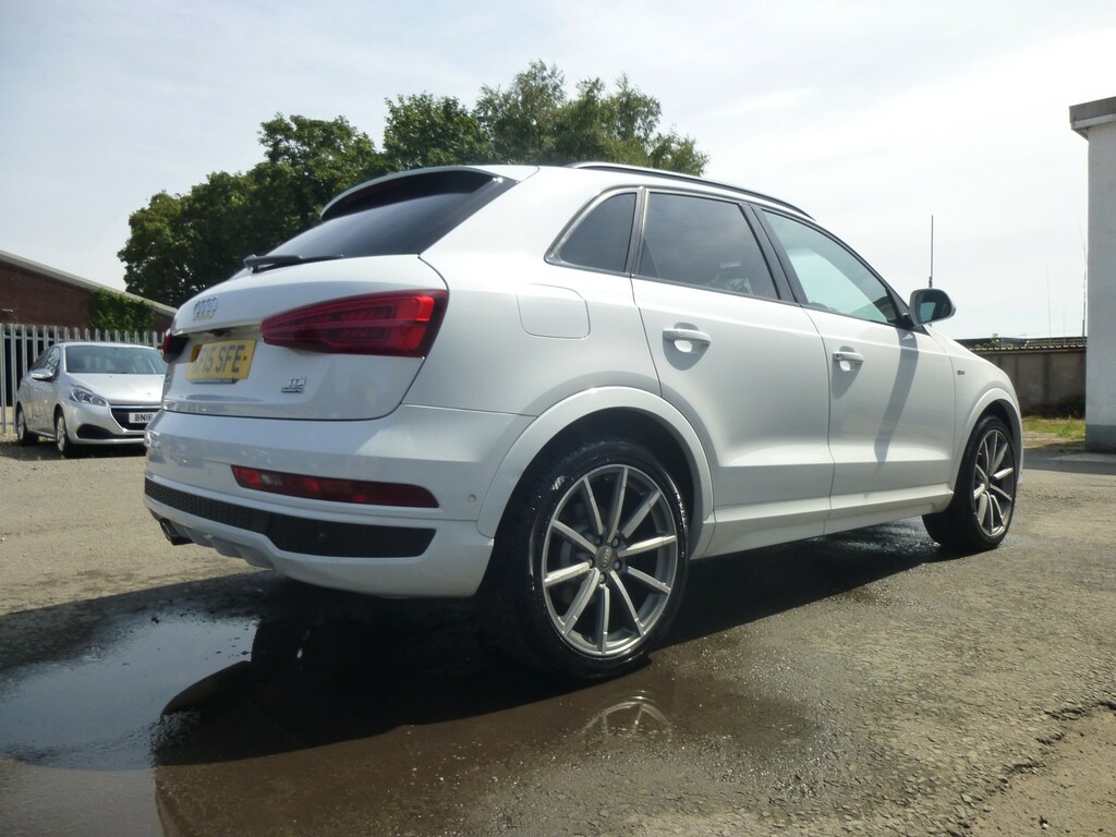 Audi Q3 2.0 Tdi 181 Bhp S Line S-tronicpan Roof Euro6 Ul White #5