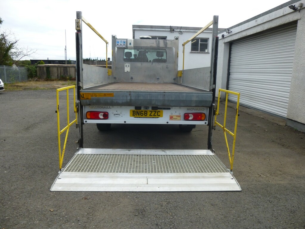 Vauxhall Movano 2.3 Cdti Biturbo Dropside L3h1 R3500 Tail Lift White #5