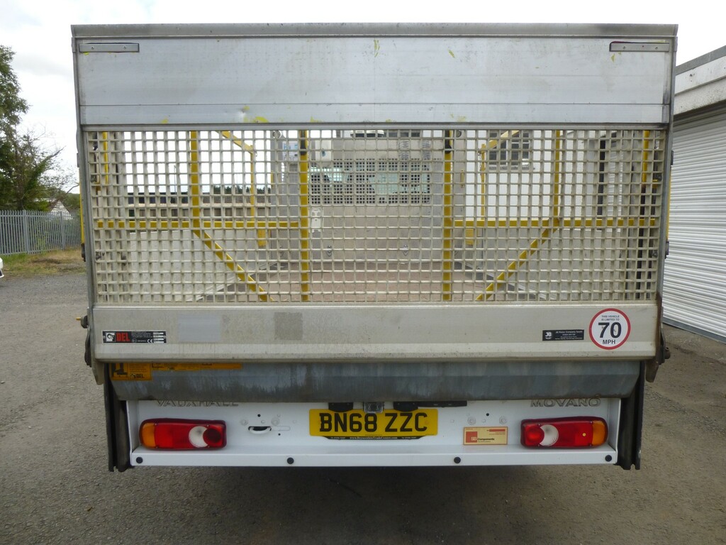 Vauxhall Movano 2.3 Cdti Biturbo Dropside L3h1 R3500 Tail Lift White #3
