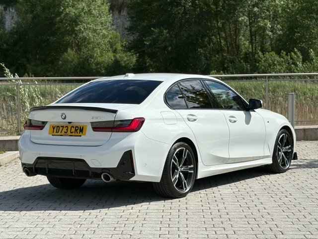 BMW 3 Series 320I M Sport Saloon YD73CRM White #6
