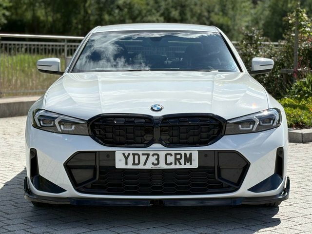 BMW 3 Series 320I M Sport Saloon YD73CRM White #4