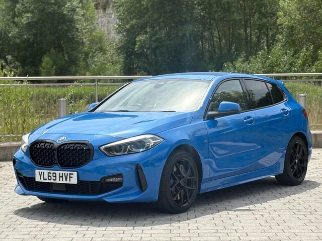 BMW 1 Series 116D M Sport Hatchback YL69HVF Blue #4