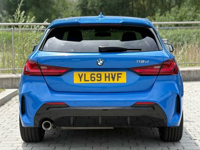 BMW 1 Series 116D M Sport Hatchback YL69HVF Blue #6