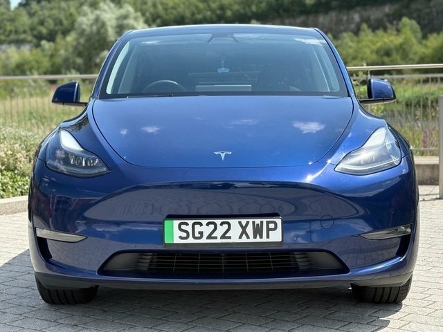 Tesla Model Y Motor Long Range Suv Blue #4