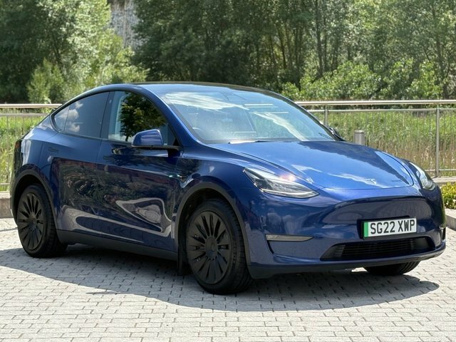 Tesla Model Y Motor Long Range Suv Blue