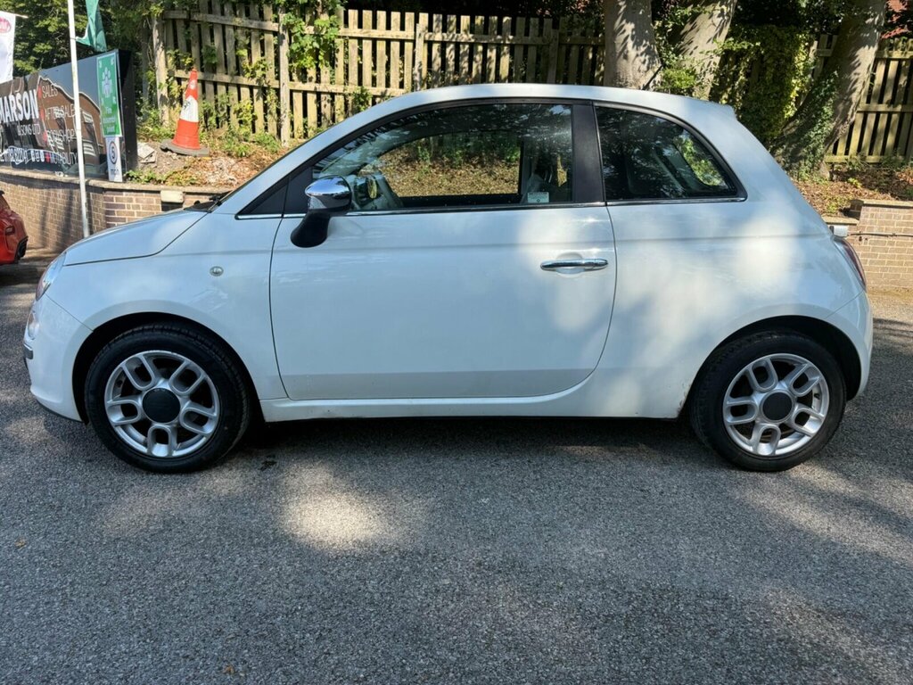 Fiat 500 Hatchback Blue #8
