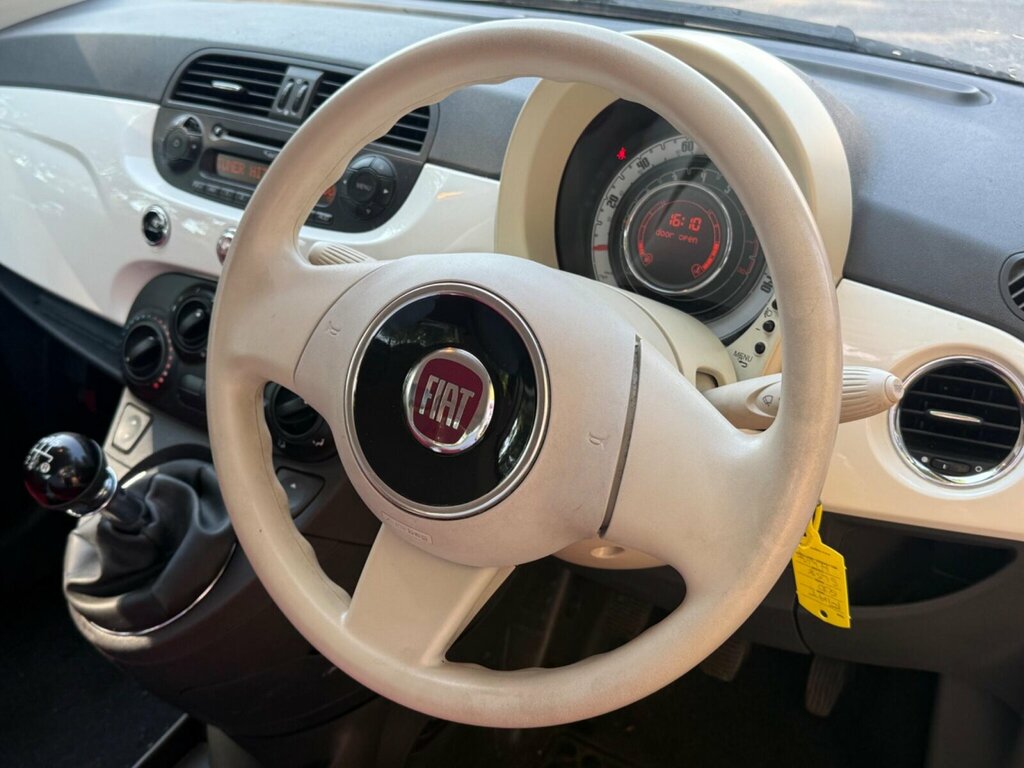Fiat 500 Hatchback Blue #20