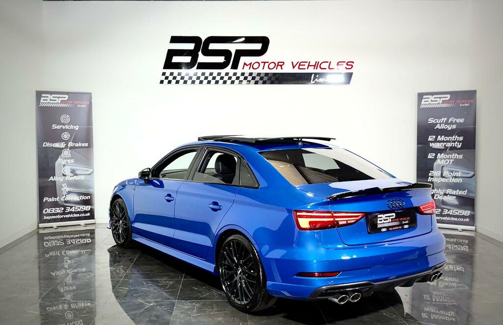 Audi S3 Audi S3 2019 19 Reg 2.0 Tfsi Black Edition S Tro Blue #6