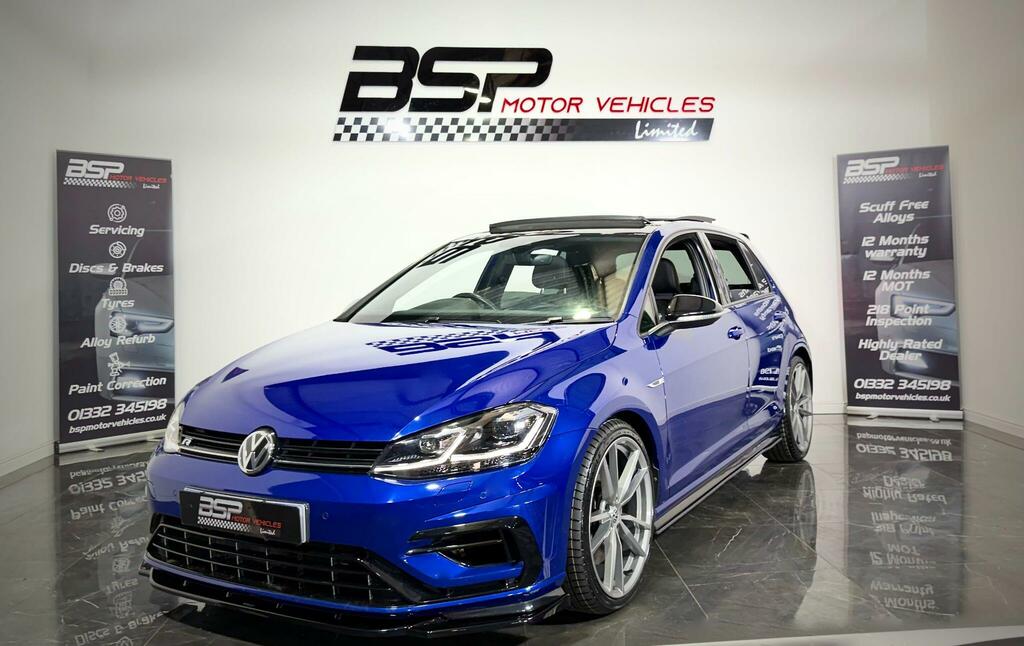 Volkswagen Golf Volkswagen Golf 2020 69 Reg 2.0 Tsi R Dsg 4Motio Blue #2