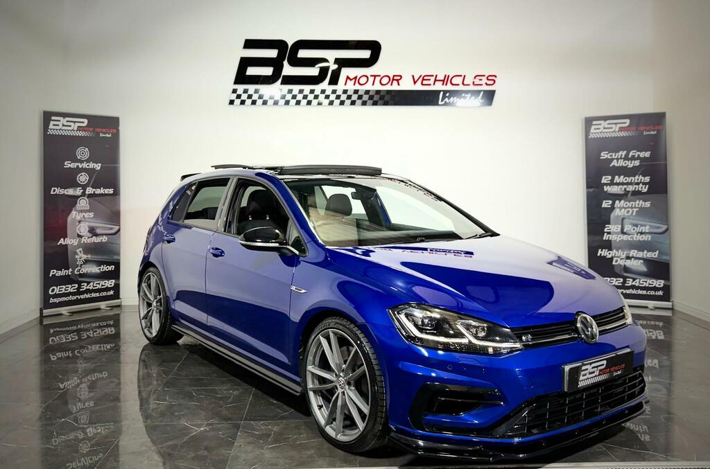 Volkswagen Golf Volkswagen Golf 2020 69 Reg 2.0 Tsi R Dsg 4Motio Blue