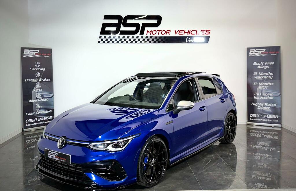 Volkswagen Golf Volkswagen Golf 2022 72 Reg 2.0 Tsi R Dsg 4Motio Blue #2