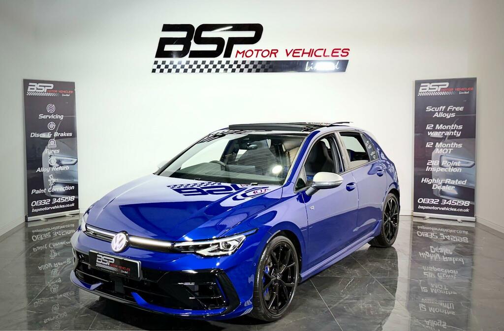 Volkswagen Golf Volkswagen Golf 2025 25 Reg 2.0 Tsi R Dsg 4Motio Blue #2