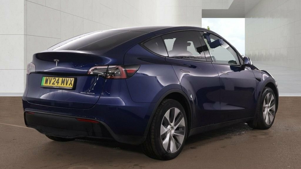 Tesla Model Y Suv Blue #3