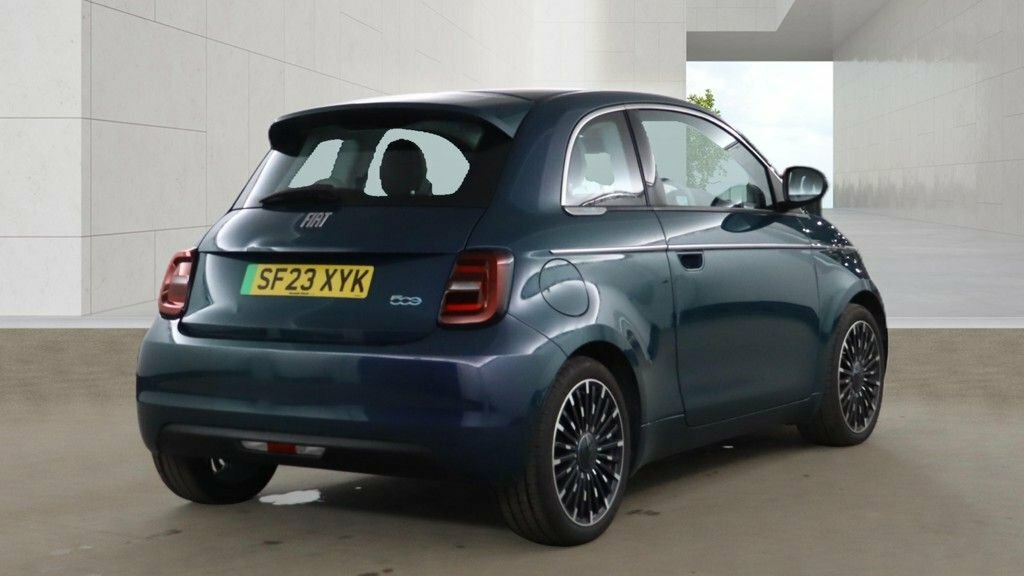 Fiat 500E Hatchback Green #3