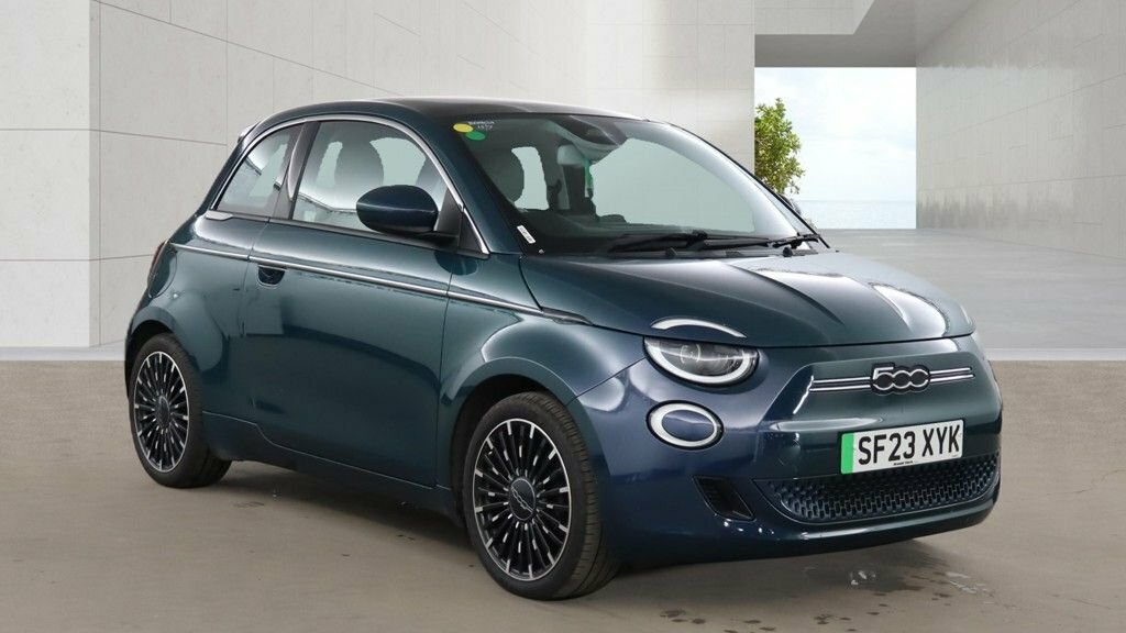 Fiat 500E Hatchback Green #4