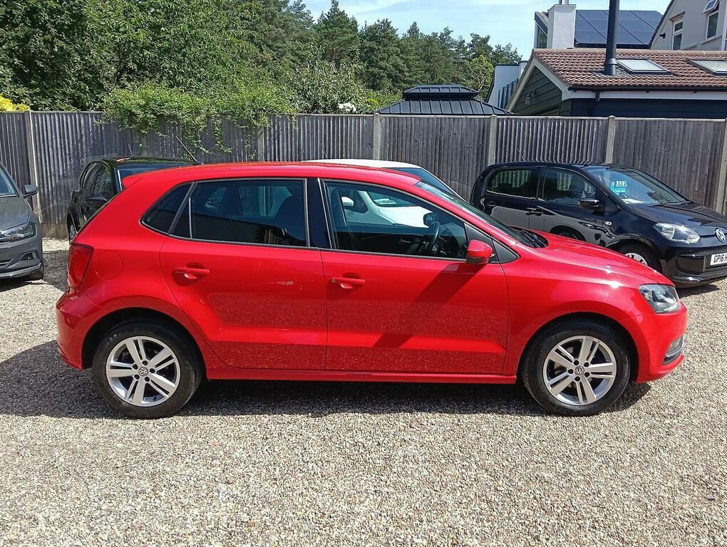 Volkswagen Polo 1.2 Tsi Bluemotion Tech Match Hatchback MT66VYV Red #4