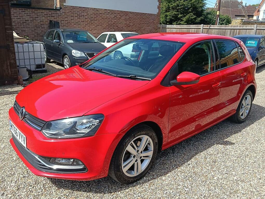 Volkswagen Polo 1.2 Tsi Bluemotion Tech Match Hatchback MT66VYV Red #6