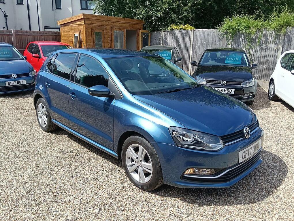 Volkswagen Polo 1.2 Tsi Bluemotion Tech Match Edition Hatchback Blue