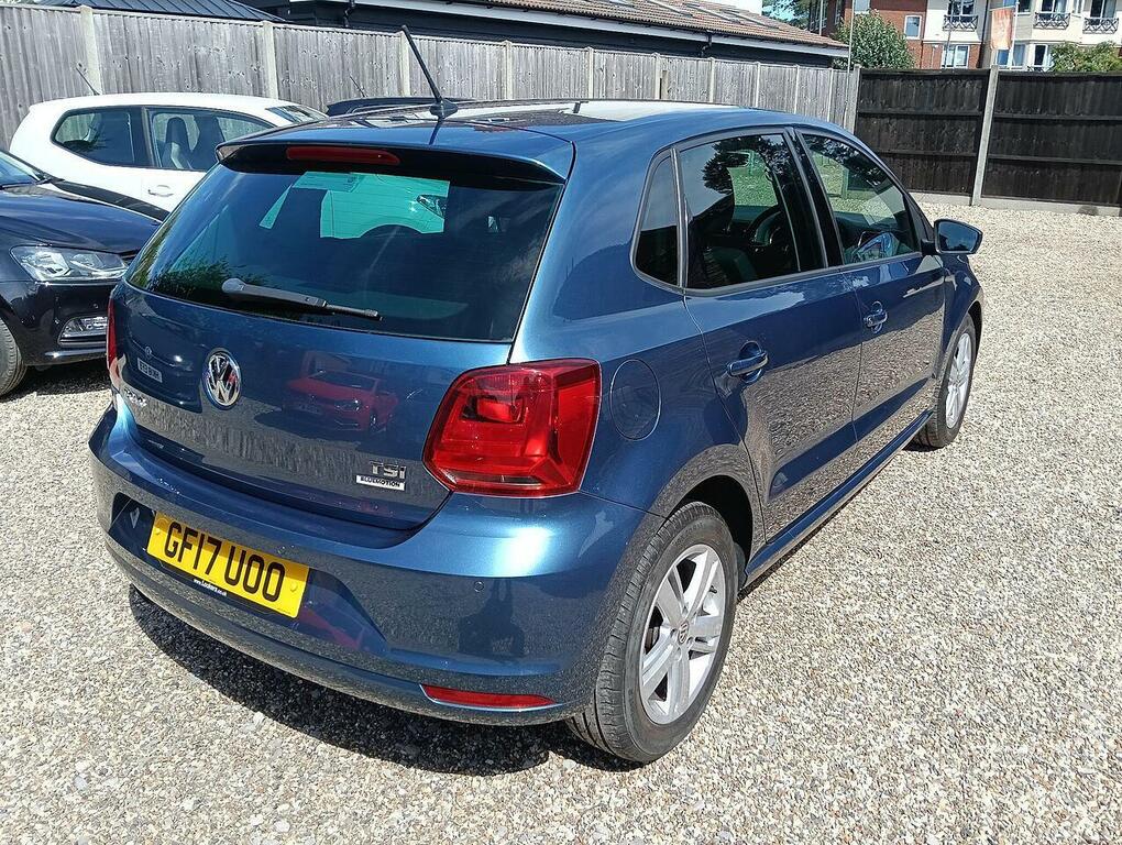 Volkswagen Polo 1.2 Tsi Bluemotion Tech Match Edition Hatchback GF17UOO Blue #5
